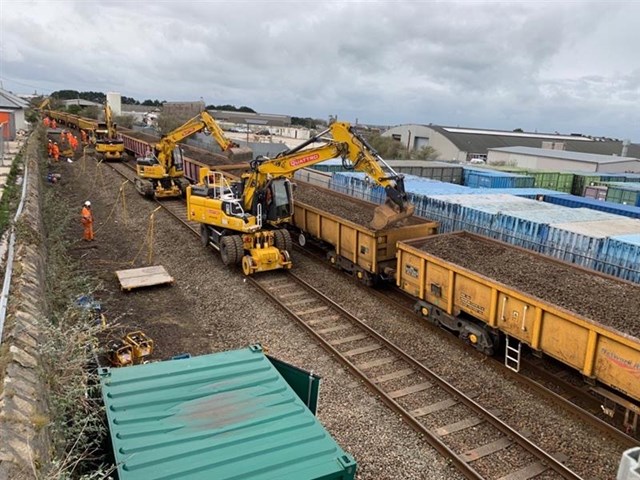 West Cornwall rail upgrade work