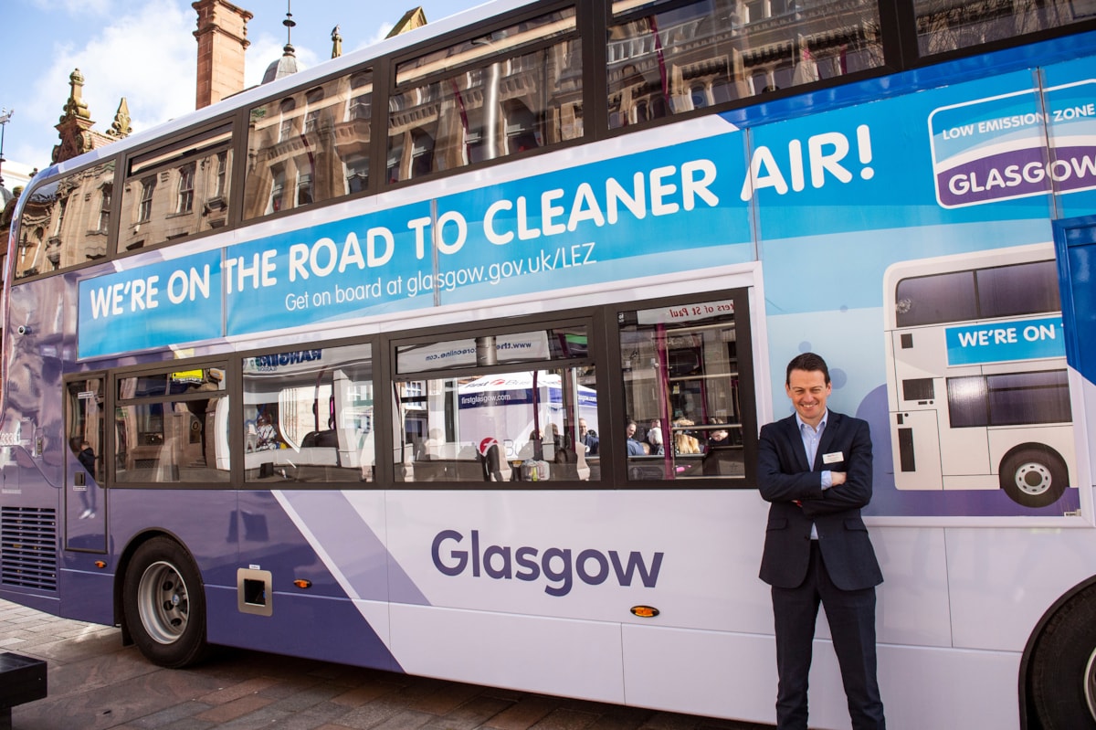 First Bus Scotland Managing Director Duncan Cameron