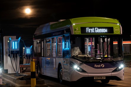 First Bus Glasgow Caledonia Depot EV Charging hub-13