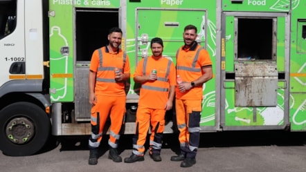 Waste and recycling - hot weather
