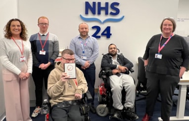 NHS 24 - Investors in Volunteers award 2024