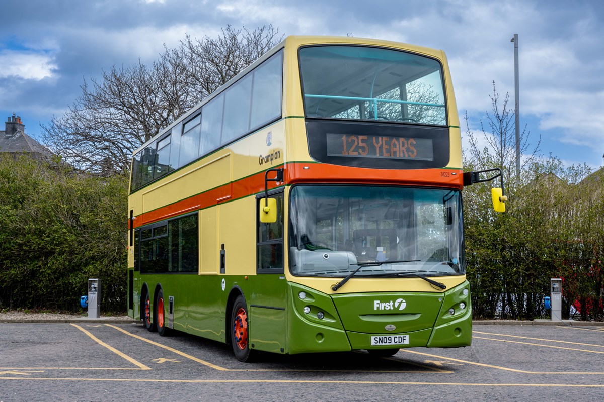 First Aberdeen 125th Anniversary Heritage Livery