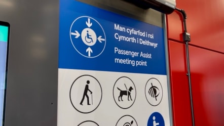 Disabled people's rights - transport sign