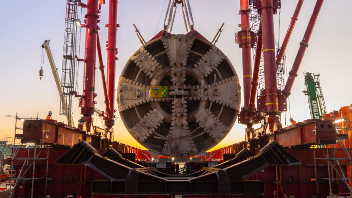 TBM Sushila removed after completing 5-mile journey to construct HS2's Northolt Tunnel under the capital-7 cropped