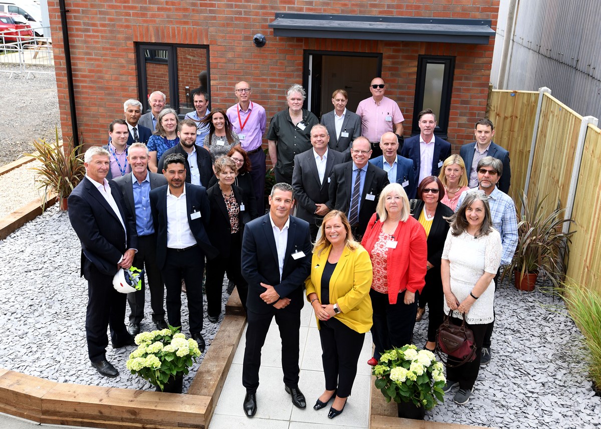 Launch event for Magna Housing and Rollalong partnership