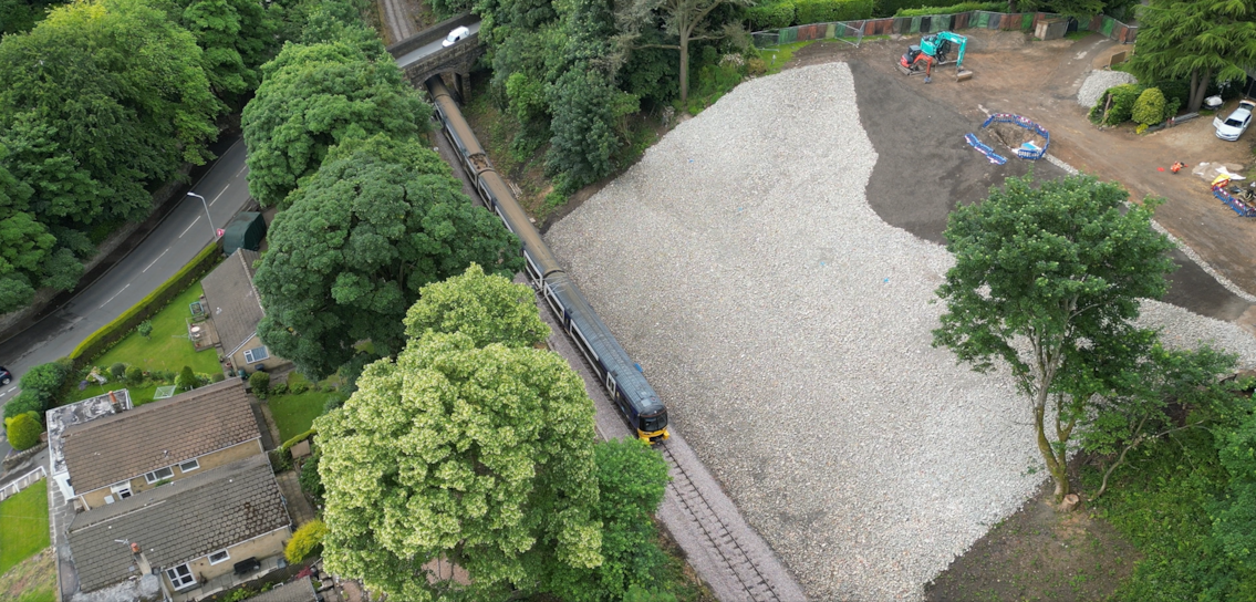 Services run through Baildon following landslip repair, Network Rail