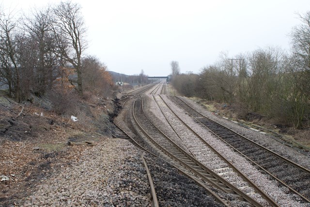 26.2.13 Hatfield & Stainforth: photos showing damage to rail following spoil heap slip