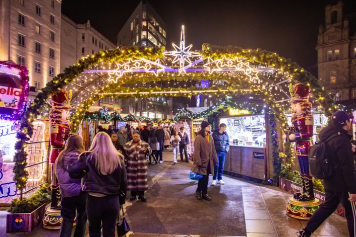 Christmas 2025: Launching on November 21, the seasonal extravaganza will include a stunning Christmas market on City Square along with a spectacular Winter Wonderland offering on Millennium Square including the popular outdoor ice rink.
Featuring more than 60 beautifully decorated chalets and an improved layout, the City Square market will see a selection of artisan gifts on sale along with, Bratwurst sausages, seasonal food and drink and traditional Glühwein.
Seasonal outdoor bars will once again be in place on City Square and Millennium Square along with the much-loved THOR'S Tipi in Victoria Gardens.