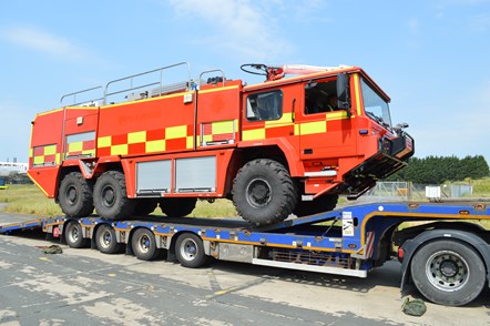 St Athen fire truck donation to Kharkiv Airport 3-2