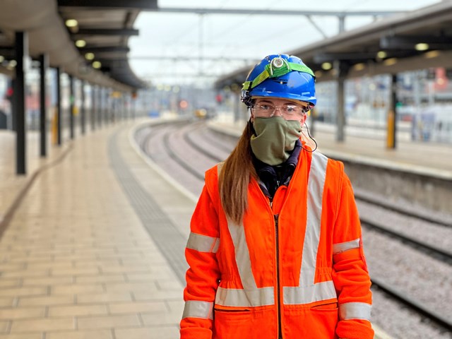 Hundreds of railway workers give up Christmas with their families to carry out major track upgrade at Leeds station: Alexandra Bergerman, Assistant Construction Manager