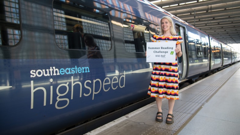 Sara Pascoe launches free reading activities for kids across UK train network this summer: Sara Pascoe has launched a new campaign encouraging families to turn their train journeys into reading time this summer.