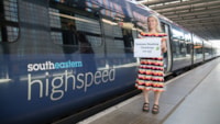Sara Pascoe launches free reading activities for kids across UK train network this summer: Sara Pascoe has launched a new campaign encouraging families to turn their train journeys into reading time this summer.