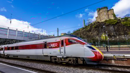 LNER Azuma at Edinburgh Waverley Station-2