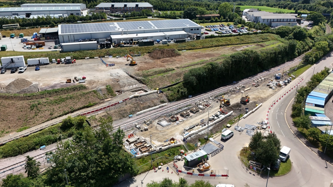 Pics: New Devon station takes shape after six months of progress:  Devon & Cornwall Rail Partnership-2