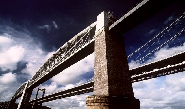 Opportunity for the public to walk across the iconic Royal Albert Bridge following its refurbishment: The Royal Albert Bridge (before its refurbishment)