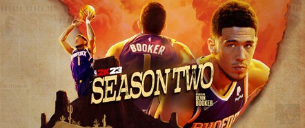 NBA 2K23 Season 2 Devin Booker Key Art