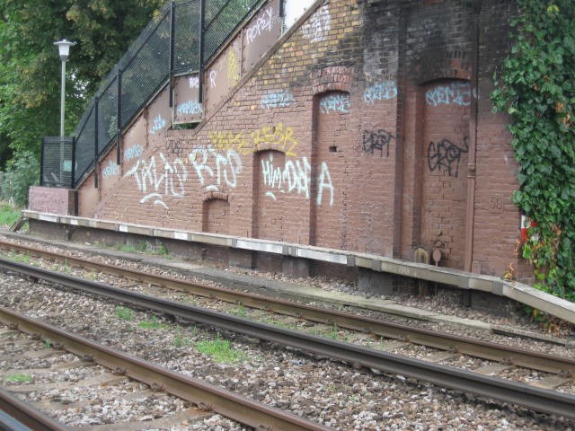 Graffiti and railway