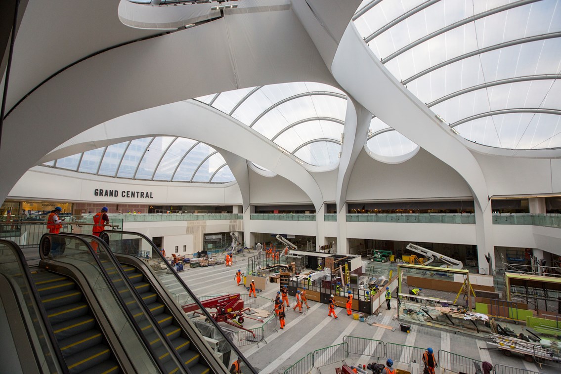 Network Rail contractors put finishing touches to BNS concourse