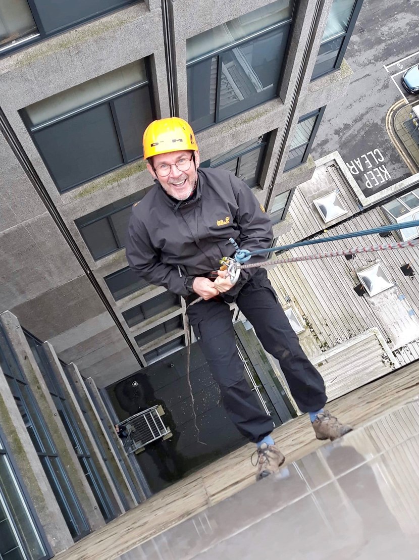 Council director takes leap of faith and abseils down 10-storey building in Leeds: swabseil2-858334.jpg