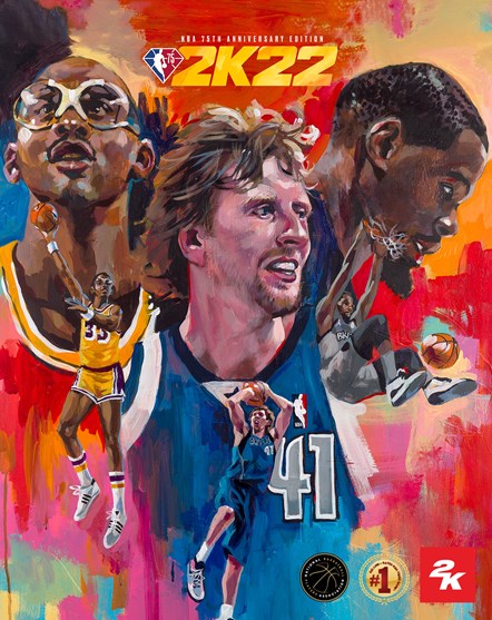 NBA 2K22 - Cover - NBA 75th Anniversary Edition