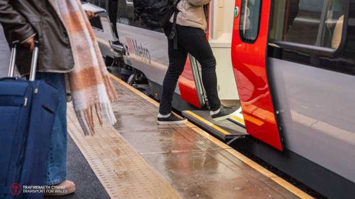 TfW Class 756 FLIRT Radyr-5