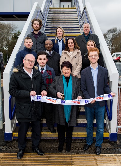 Westerton AFA Everyone on stairs
