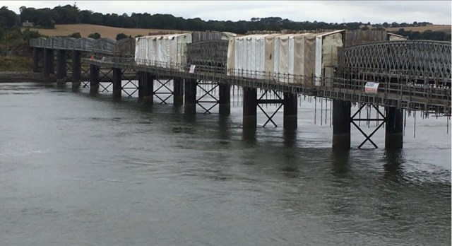 Work underway on South Esk viaduct refurbishment: South Esk viaduct