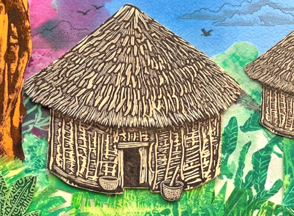 Prehistoric printing workshop