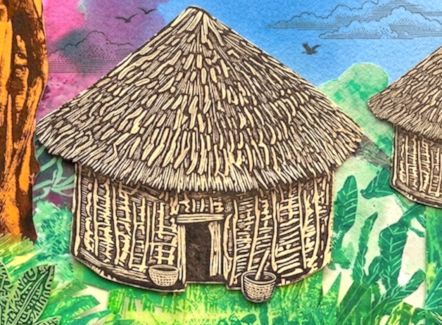 Prehistoric printing workshop