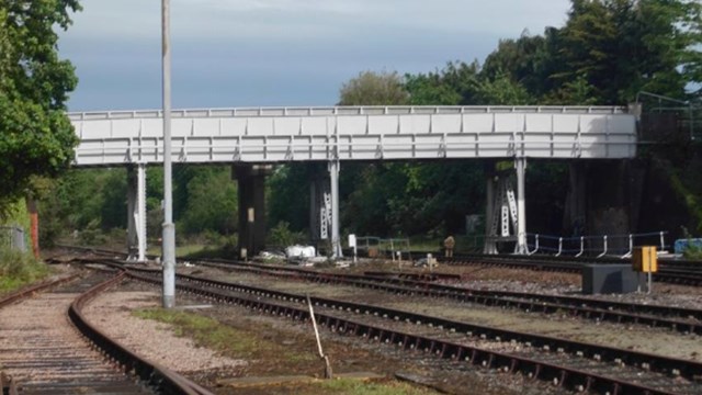 Cot Hill bridge following essential repairs