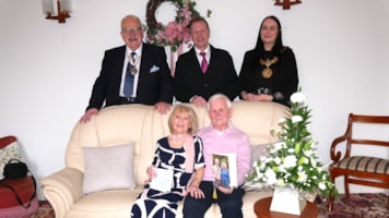 James and Isobel Stewart celebrate Diamond Wedding Anniversary