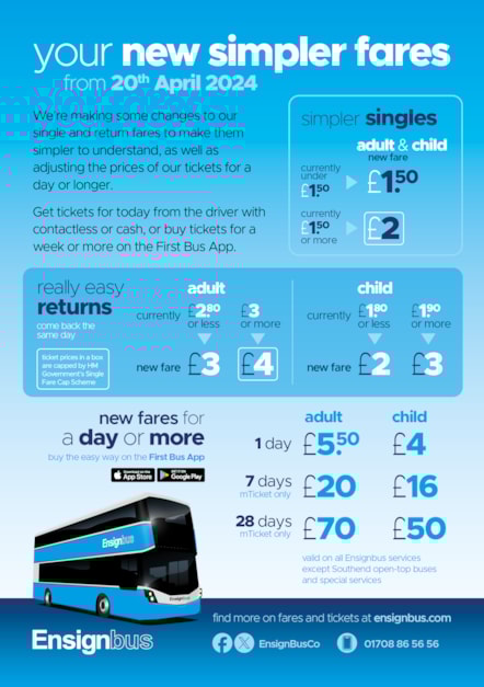 Ensignbus Simpler Fares 0424