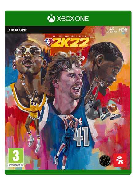 2KSMKT NBA2K22 75AE Xbox One 2D FOB PEGI 3