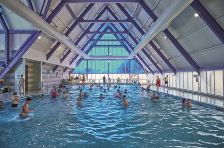 Indoor pool at Combe-3