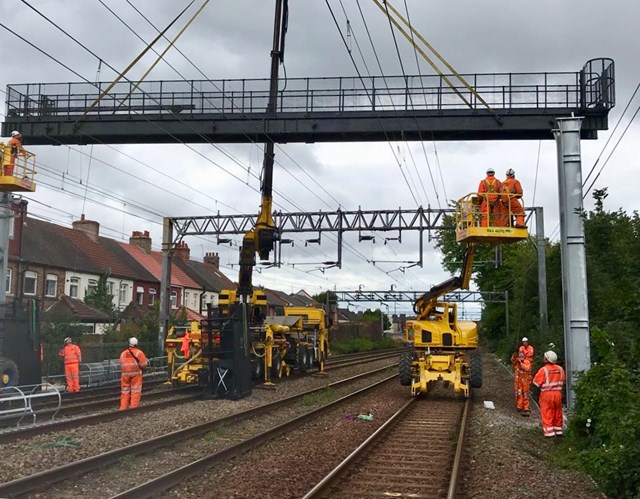 Weaver to Wavertree resignalling work August 2018