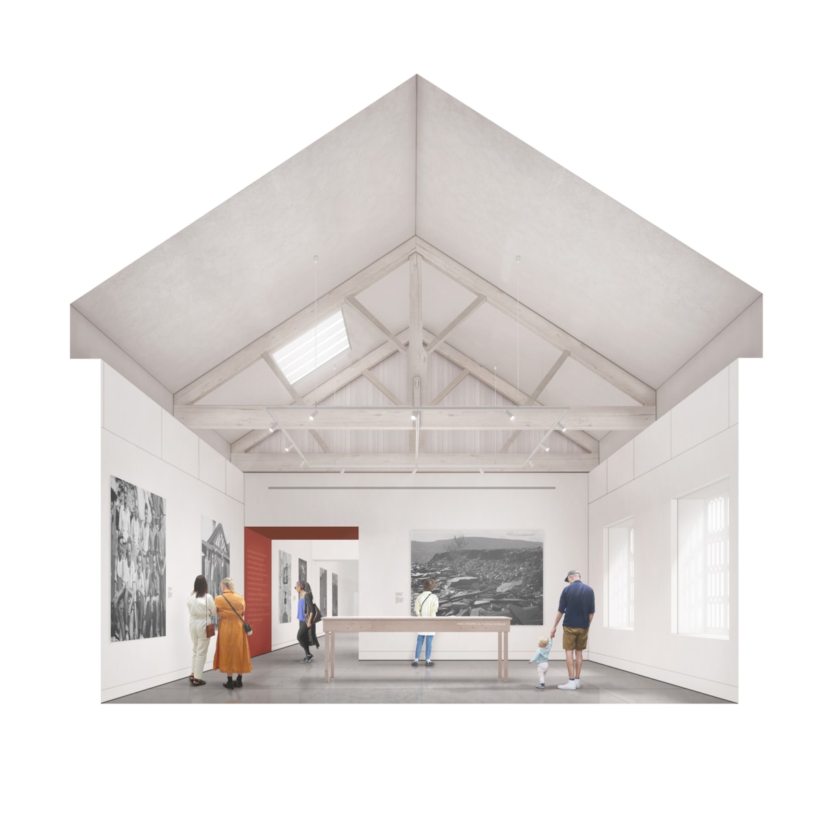 National Slate Museum's redevelopment visual of new interpretation space.