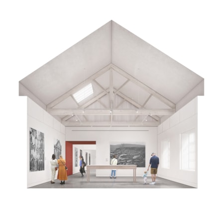 National Slate Museum's redevelopment visual of new interpretation space.