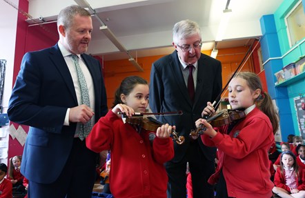 16.05.22 Ministers Music launch Swansea School 25. Photo - Mike Hall