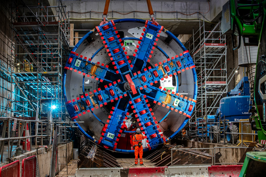 TBM Madeleine cutterhead front view landscape