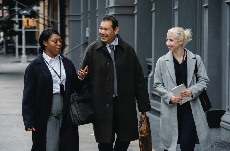 Pay Gap Man Woman Walking