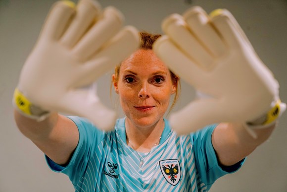 Safe pair of hands: Semi-professional goalkeeper shares Teacher Apprenticeship experience: Faye Baker - AFC Wimbledon