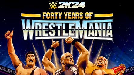WWE 2K24 Forty Years of WrestleMania Cover Art