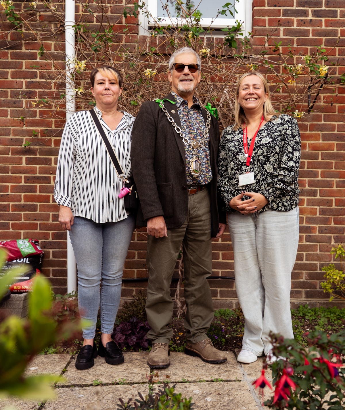 kate, dawn and cllr les fry