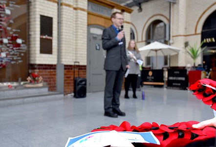 Remembrance poppies