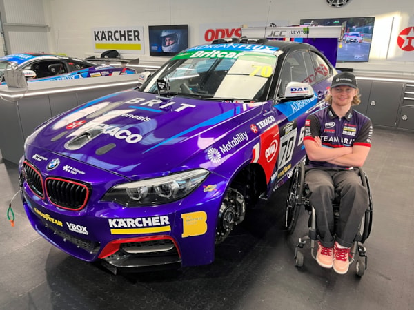 Motability Scheme and Team BRIT Partnership Noah Cosby: Noah Cosby Team BRIT Driver