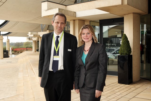 Justine Greening visit to Track and Train rail industry scheme induction