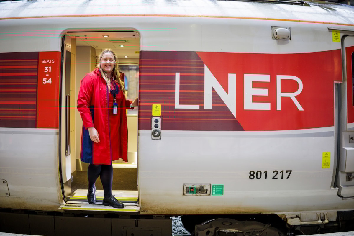 LNER Apprentice Train Manager Laura Copley