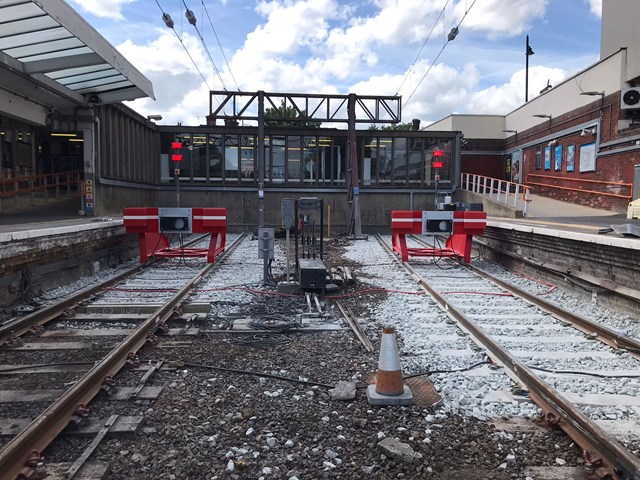 Two new buffer stops