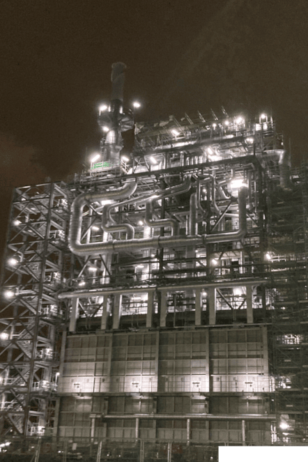 F10 at INEOS O&P UK, Grangemouth (night)
