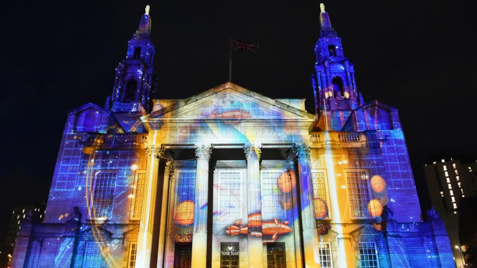 'Portals' Installation at Leeds Light Night 2025